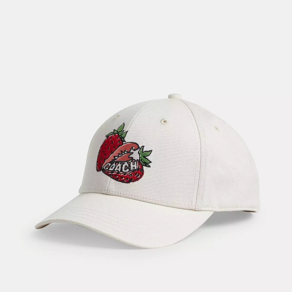 Coach Strawberry Hat
